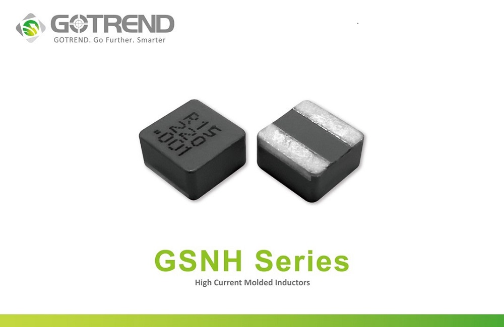 一體成型模壓電感再進化 低電阻高飽和電流【GSNH Series】